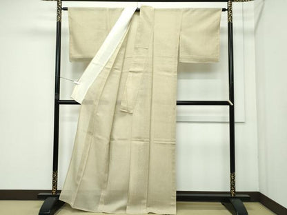 平和屋本店＊極上 夏物 本塩沢 夏塩沢 間道 鈴乃屋扱い 逸品 未使用 CZAA3601s5