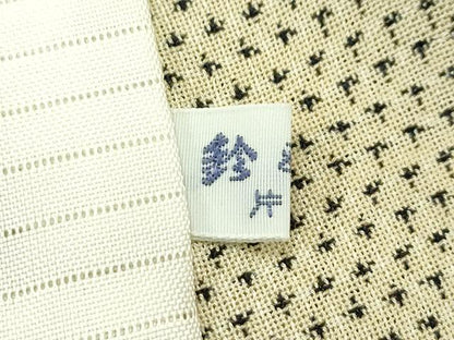平和屋本店＊極上 夏物 本塩沢 夏塩沢 間道 鈴乃屋扱い 逸品 未使用 CZAA3601s5