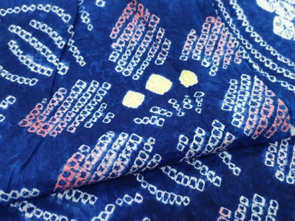 平和屋着物∴極上 夏物 浴衣 有松鳴海絞り 流水草花文 綿 逸品 CZAA3620s5