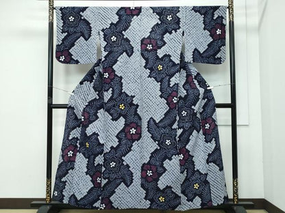平和屋着物∴極上 夏物 浴衣 有松鳴海絞り 綿 逸品 CZAA3623s5