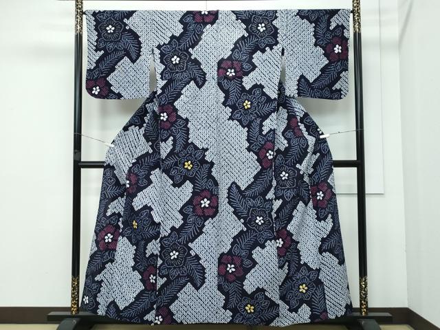 平和屋着物∴極上 夏物 浴衣 有松鳴海絞り 綿 逸品 CZAA3623s5