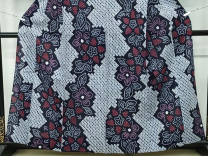 平和屋着物∴極上 夏物 浴衣 有松鳴海絞り 草花文 綿 逸品 CZAA3625s5