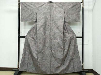 平和屋着物●極上　本場大島紬　9マルキ　吉祥花文　銀座おゝぎ屋扱い　逸品　CZAA3628s5