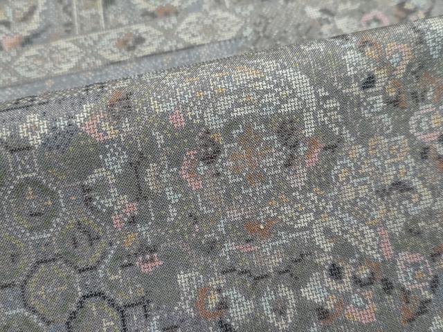 平和屋着物●極上　本場大島紬　9マルキ　吉祥花文　銀座おゝぎ屋扱い　逸品　CZAA3628s5