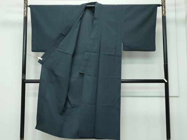 平和屋着物▽極上 男性 白鷹お召 単衣 蚊絣 逸品 CZAA3630s5