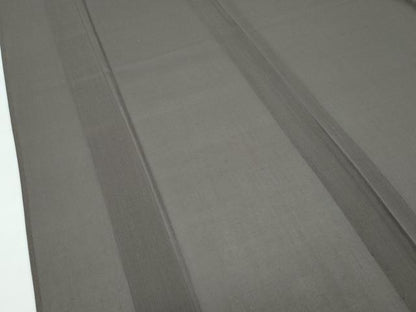 平和屋着物■極上　夏物　紗紬　色無地　海松茶色地　逸品　未使用　CZAA3633s5