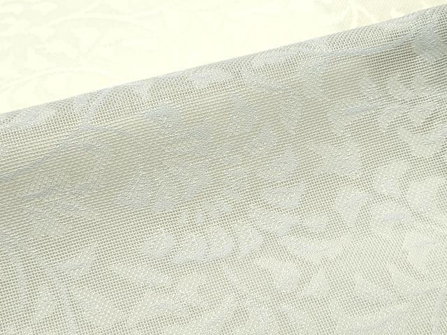 平和屋着物＊極上　夏物　小紋　花唐草紋紗　横段文　逸品　CZAA5777s6