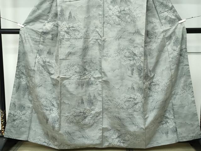 平和屋着物●極上 都喜ヱ門 本場大島紬 9マルキ 総絣 風景文 藤絹織物謹製 逸品 未使用 CZAA3733s5