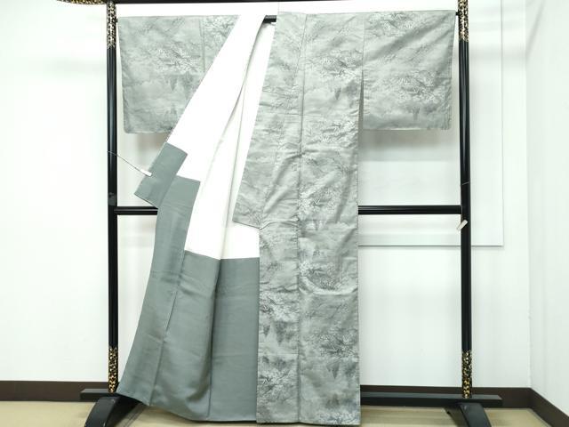 平和屋着物●極上 都喜ヱ門 本場大島紬 9マルキ 総絣 風景文 藤絹織物謹製 逸品 未使用 CZAA3733s5