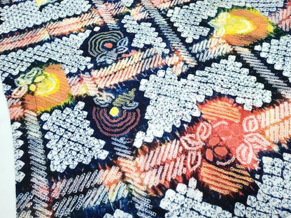 平和屋着物∴極上 夏物 浴衣 有松鳴海絞り 成り物 綿 逸品 CZAA3739s5