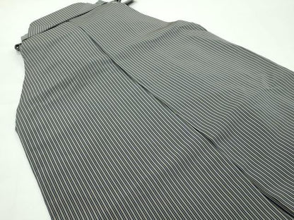 平和屋着物■極上　男性　馬乗り袴　鳥居良　茶喜仙台平　茶喜謹製　縞　逸品　CZAA3790s5