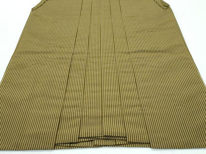 平和屋本店■極上　男性　人間国宝　甲田綏郎　精好仙台平　馬乗り袴　縞　逸品　未使用　CZAA3801s5