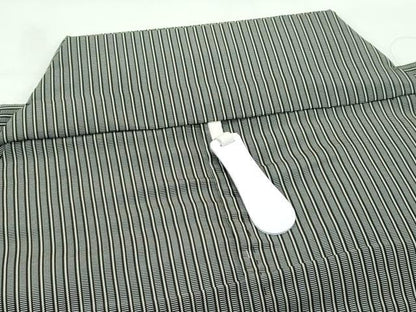 平和屋着物●極上 男性 創業100年 毘龍織 安部吉 馬乗り袴 縞 逸品 未使用 CZAA3805s5