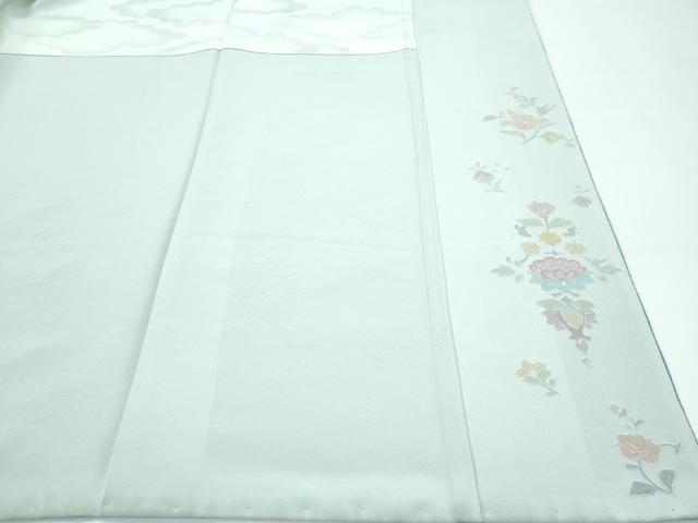 平和屋本店■極上　訪問着　総刺繍　中国三大刺繍　スワトウ相良刺繍　動物更紗花文　暈し染め　逸品　CZAA3832s5