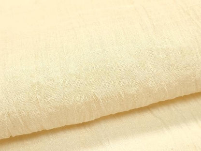 平和屋着物＊夏物 長襦袢 小千谷ちぢみ 色無地 香色 麻 逸品 CZAA3839s5