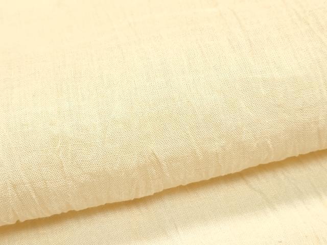 平和屋着物＊夏物 長襦袢 小千谷ちぢみ 色無地 香色 麻 逸品 CZAA3839s5