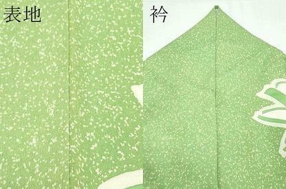 平和屋本店●極上　人間国宝　森口華弘　蒔糊友禅　蒔糊散らし　訪問着　楓文　金糸　三越扱い　逸品　CZAA5754s6