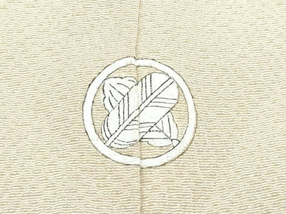 平和屋本店■希少　皆川月華　長女　日本画家　皆川千恵子　訪問着　刺繍　草花文　金銀糸　浅黄色　逸品　CZAA3848s5