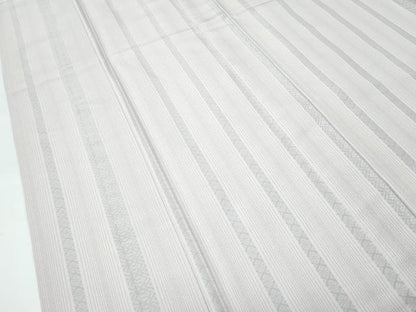 平和屋本店▽極上　本場筑前博多織　博多金ラベル　お召　単衣　伊都国献上　福絖織物謹製　証紙付き　逸品　CZAA3866s5