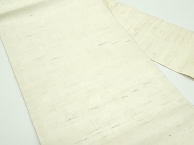 平和屋着物■極上　夏物　九寸名古屋帯　市松地紋　ますいわ屋扱い　麻　逸品　CZAA3879s5