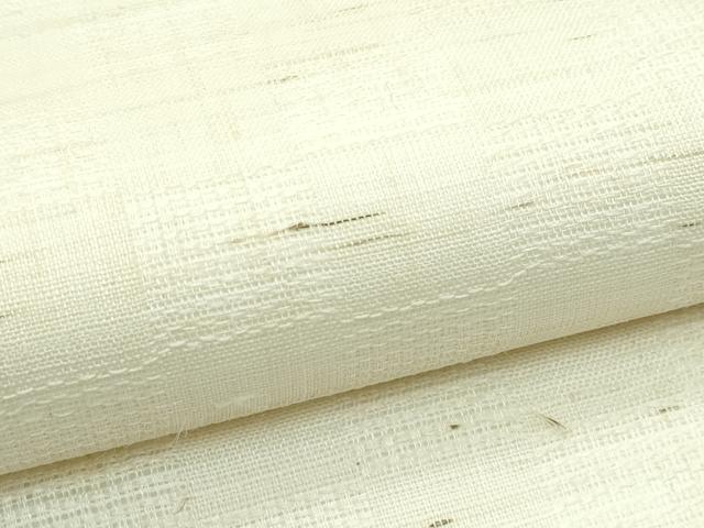 平和屋着物■極上　夏物　九寸名古屋帯　市松地紋　ますいわ屋扱い　麻　逸品　CZAA3879s5