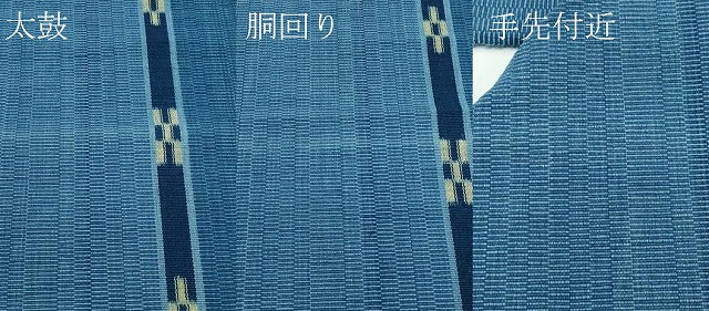 平和屋着物■極上　沖縄県伝統工芸品　八重山ミンサー　手織り　八寸名古屋帯　やまと誂製　綿　逸品　CZAA3891s5