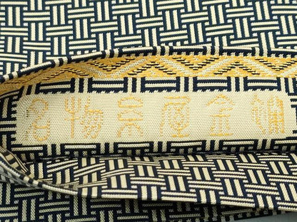 平和屋本店■極上　龍村晋謹製　全通柄袋帯　名物糸屋金襴　金糸　たとう紙付き　逸品　未使用　CZAA3942s5