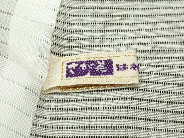 平和屋着物■極上　夏物　江戸小紋染工房　小林染芸　小林茂徳　江戸小紋　絽　枝松雪輪文　媚茶色地　さが美扱い　逸品　CZAA3963s5