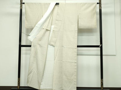 平和屋着物▽極上 本塩沢 単衣 蚊絣 証紙付き 逸品 CZAA3995s5