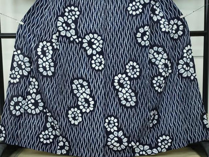 平和屋着物∴極上 夏物 浴衣 有松鳴海絞り 立涌花文 綿 逸品 CZAA4003s5
