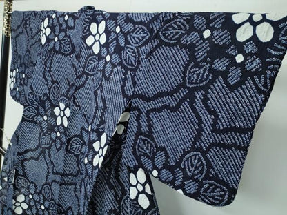 平和屋着物∴極上 夏物 浴衣 有松鳴海絞り 草花文 綿 逸品 CZAA4005s5