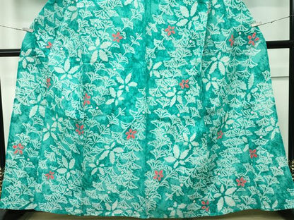 平和屋着物∴極上 夏物 浴衣 有松鳴海絞り 草花文 綿 逸品 CZAA4013s5