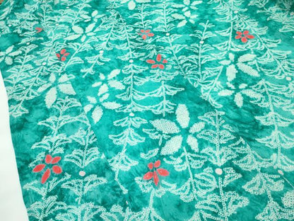 平和屋着物∴極上 夏物 浴衣 有松鳴海絞り 草花文 綿 逸品 CZAA4013s5