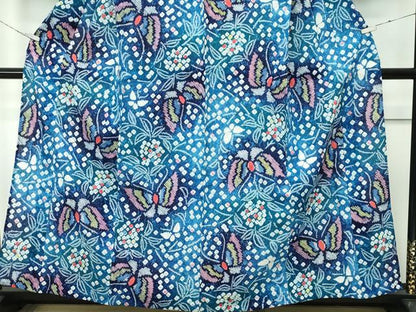平和屋着物∴極上 夏物 浴衣 有松鳴海絞り 舞蝶文 綿 逸品 CZAA4014s5