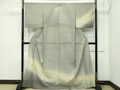 平和屋着物＊極上 夏物 訪問着 絽 墨流し文様 暈し染め 逸品 CZAA4017s5