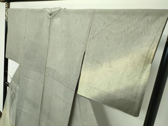 平和屋着物＊極上 夏物 訪問着 絽 墨流し文様 暈し染め 逸品 CZAA4017s5