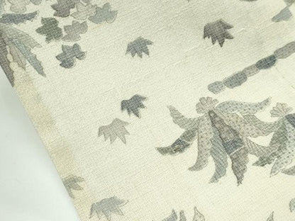 平和屋着物▽極上 生紬 単衣 風景文 逸品 未使用 CZAA4025s5