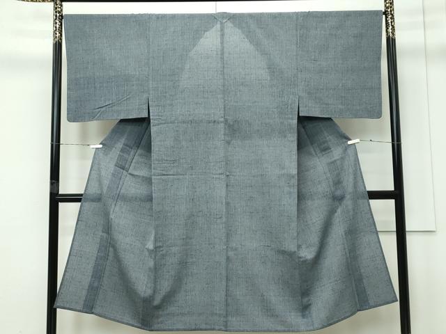 平和屋着物■極上　男性　夏物　紗紬　縞　逸品　CZAA4034s5