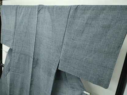 平和屋着物■極上　男性　夏物　紗紬　縞　逸品　CZAA4034s5