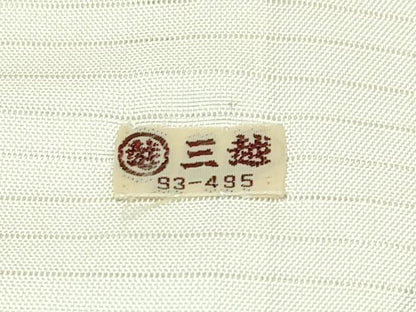 平和屋本店＊極上 夏物 訪問着 絽 駒刺繍 流水風景文 暈し染め 金銀彩 砂色地 三越扱い 逸品 未使用 CZAA4039s5