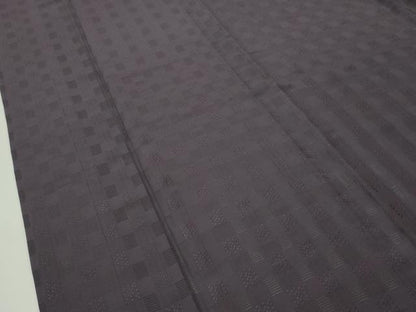平和屋本店■希少　沖縄県最高級織物　夏物　首里花倉織　首里織　花織・絽織・紗織　色無地　紅消鼠色　逸品　未使用　CZAA4044s5