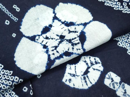 平和屋着物∴極上 夏物 浴衣 有松鳴海絞り 梅 綿 逸品 未使用 CZAA4054s5