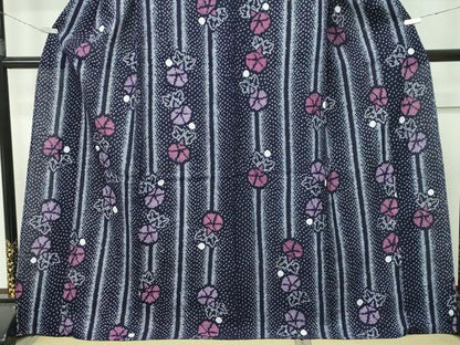 平和屋着物∴極上 夏物 浴衣 有松鳴海絞り 朝顔 綿 逸品 CZAA4060s5