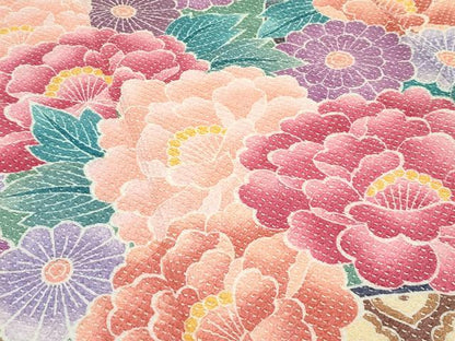 平和屋本店■極上　名門　藤娘きぬたや・総絞り　振袖　花車文　逸品　CZAA4091s5