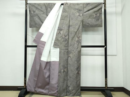 平和屋着物●極上 都喜ヱ門 本場大島紬 9マルキ 総絣 蔦の葉文 藤絹織物謹製 逸品 CZAA4097s5