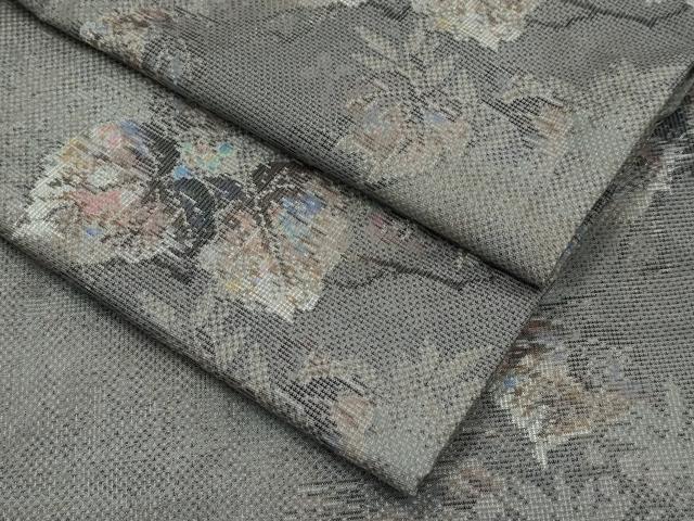 平和屋着物●極上 都喜ヱ門 本場大島紬 9マルキ 総絣 蔦の葉文 藤絹織物謹製 逸品 CZAA4097s5
