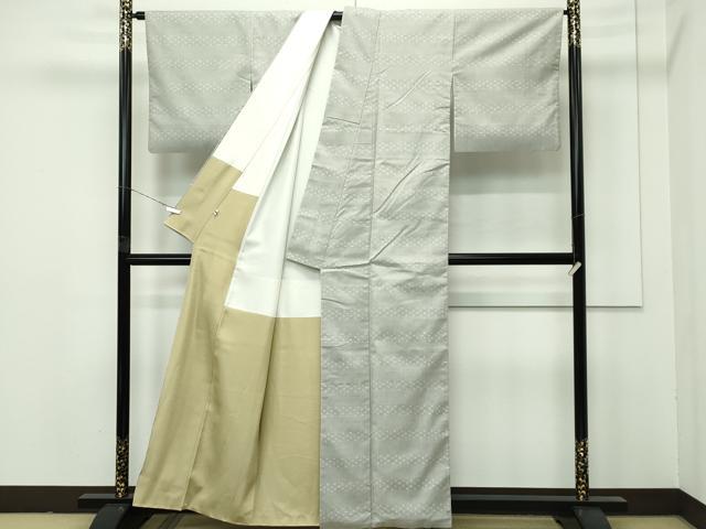 平和屋本店■希少　重要無形文化財　本場久米島紬　全国紬　ゆうな染　草木染　山川郁子作　手織　証紙付き　逸品　CZAA4101s5