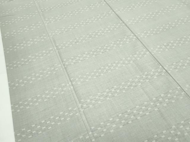 平和屋本店■希少　重要無形文化財　本場久米島紬　全国紬　ゆうな染　草木染　山川郁子作　手織　証紙付き　逸品　CZAA4101s5