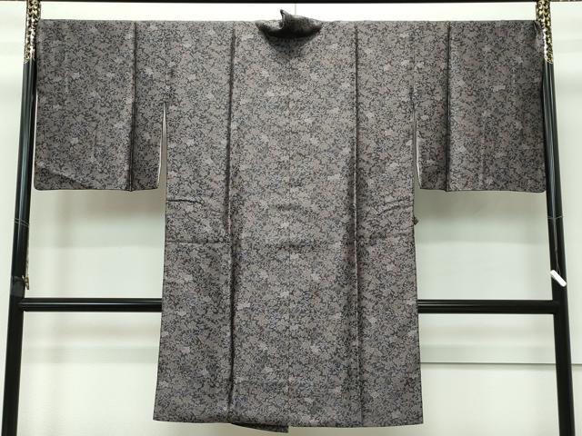 平和屋本店＃極上 創業200年・7代目永治屋清左衛門 道中着 ロング丈 お召地 鳳凰桐笹文 逸品 CZAA4105s5