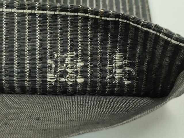 平和屋着物●極上 スリーシーズン 春夏秋 太鼓柄袋帯 倭文布 草花横段文 逸品 未使用 CZAA4126s5